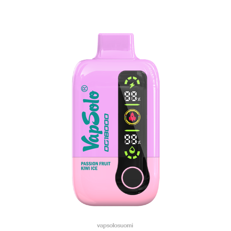VapSolo DG18000 kertakäyttöinen vape passionhedelmäkiivijää 82HZN52 - Vapsolo Suomi