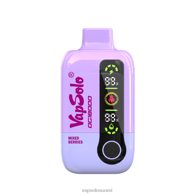 VapSolo DG18000 kertakäyttöinen vape sekoitettu marja 82HZN51 - Vapsolo Review