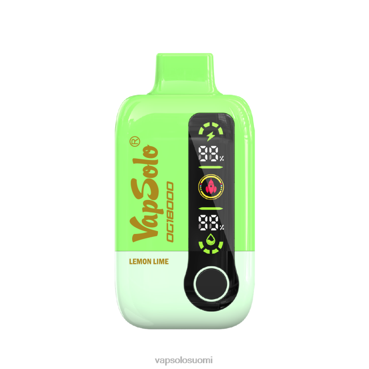 VapSolo DG18000 kertakäyttöinen vape sitruuna lime 82HZN50 - Vapsolo Helsinki