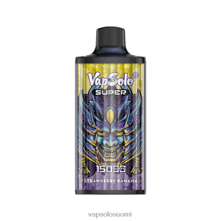 VapSolo SUPER kertakäyttöinen vape mansikka banaani 82HZN22 - Vapsolo Suomi