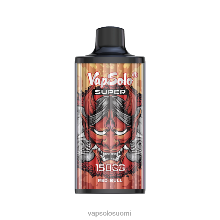 VapSolo SUPER kertakäyttöinen vape punainen härkä 82HZN20 - Vapsolo Helsinki