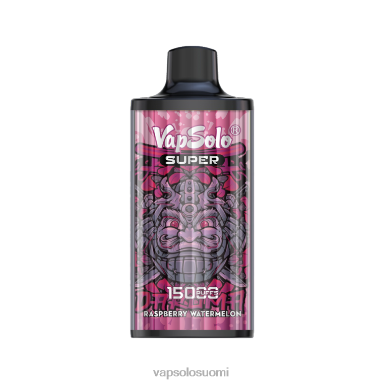 VapSolo SUPER kertakäyttöinen vape vadelma vesimeloni 82HZN19 - Vapsolo Suomi