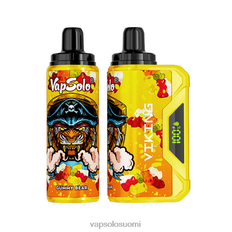 VapSolo VIKING kertakäyttöinen vape kumikarhu 82HZN39 - Vapsolo Review