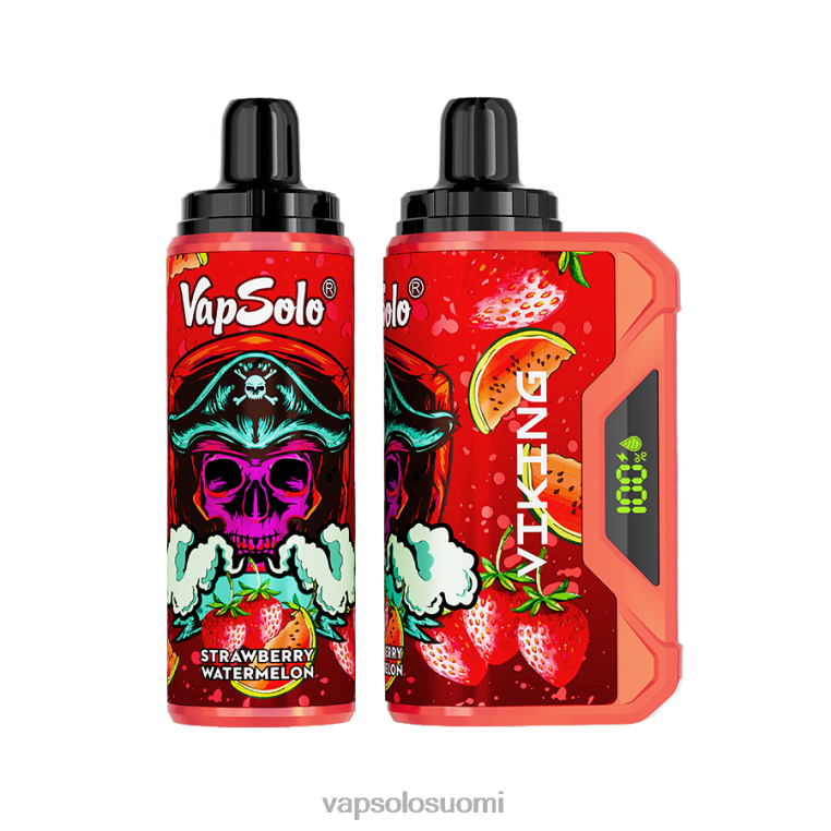 VapSolo VIKING kertakäyttöinen vape mansikka vesimeloni 82HZN46 - Vapsolo Suomi