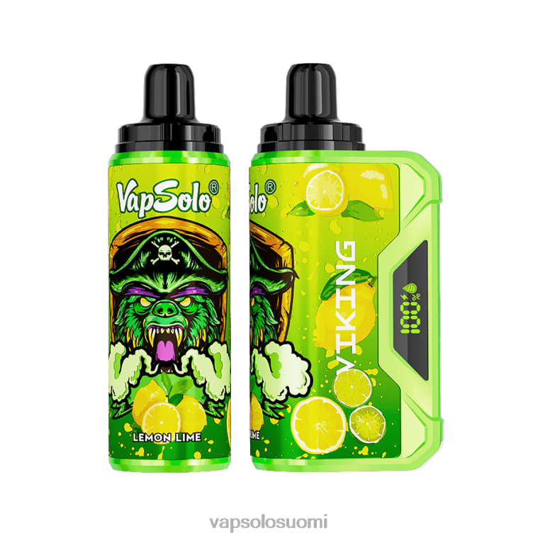 VapSolo VIKING kertakäyttöinen vape sitruuna lime 82HZN40 - Vapsolo Suomi
